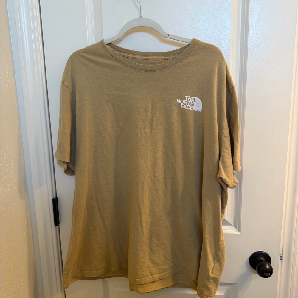 The North Face Men's Short-Sleeve Logo Tee in Tan